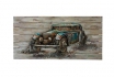 Holzbild Oldtimer 3D - 64x130cm 