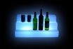 Présentoir à vin LED - 56 x 30 x 30cm - Multicolore 