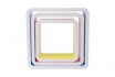 Wandregal - 3teilig, quadratisch 1