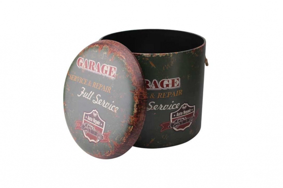 Sitzhocker Vintage - 3er Set 3 