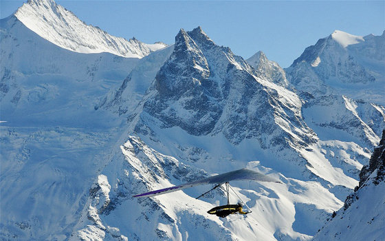 Deltaplane en biplace - à Zinal 6 