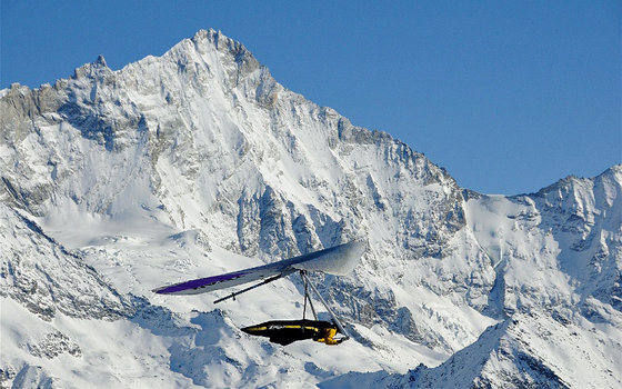 Deltaplane en biplace - à Zinal 7 