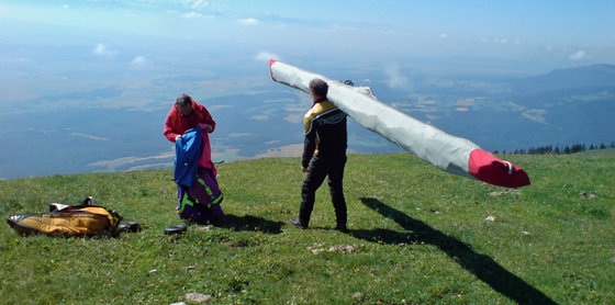 Biplace en aile delta - dans le Jura Vaudois 1 
