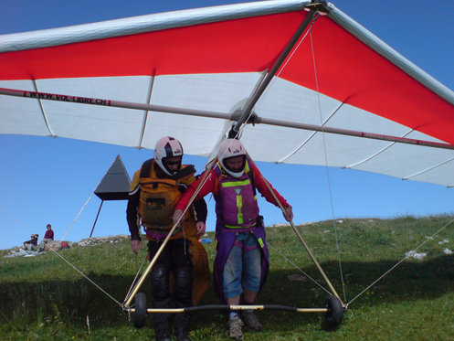 Biplace en aile delta - dans le Jura Vaudois 2 