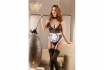 Body de soubrette - Avec noeud papillon 