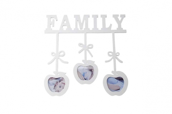 Cadre photo Family - Pour 3 photos  