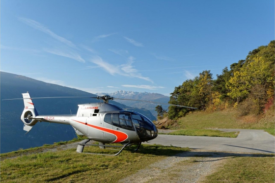 Lausanne Helikopterflug - mit Apéro für 4 Personen 2 