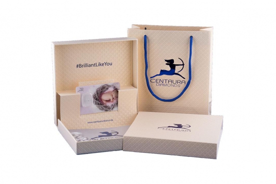 Diamant Geschenkkarte - Baby in bird nest 1 