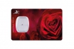 Diamant Geschenkkarte - Red rose heart style 