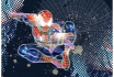 Photo murale - Spiderman Neon - 184x127cm 