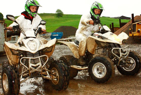 Quad Action - Quad Parcours in der Kiesgrube 1 