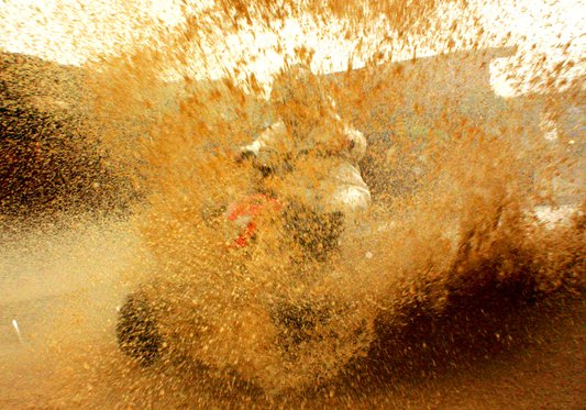 Quad Action - Quad Parcours in der Kiesgrube 4 