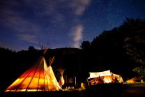 Übernachten im Tipi für 2 - Spezielle Übernachtung in Meiringen