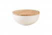 Schale mit Bambusdeckel - 19 x 8 cm 