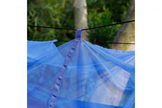 Hängematte blau - mit Moskito-Schutz 3 