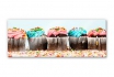 Image en verre acrylique  - Party Cupcakes - Panorama - disponible en diverses tailles 1
