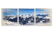 Image en bois - Set Panorama des alpes (3 pièces)   - 40x41,5 cm  1