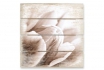 Image en bois - Tulipe en detail   - 40x41,5 cm  