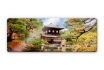 Glasbild - Japanischer Tempel 2 Panorama   - in div. Grössen erhältlich  1