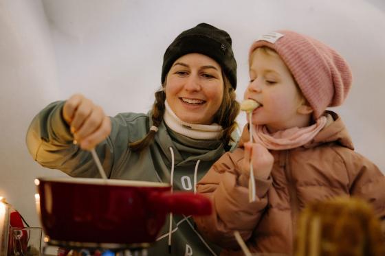 Fonduta un poco diversa - 2 persone - nel ristorante neve iglù  4 