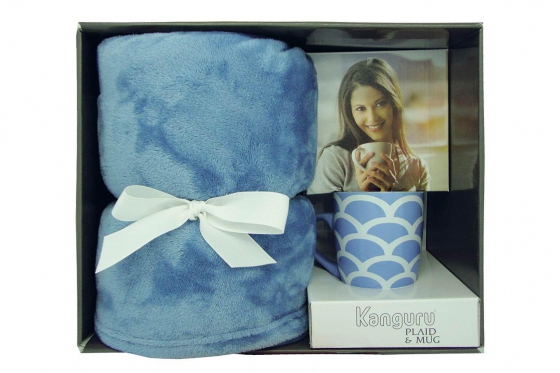 Kuscheldecke - mit passender Tasse  