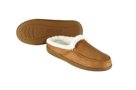 Flauschige Hausschuhe  - Herren braun  