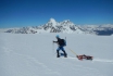 Schneeschuh Tour und Schlitteln - mit dem Freeride Alpin Schlitten 