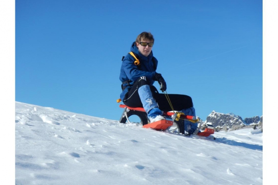 Schneeschuh Tour und Schlitteln - mit dem Freeride Alpin Schlitten 2 