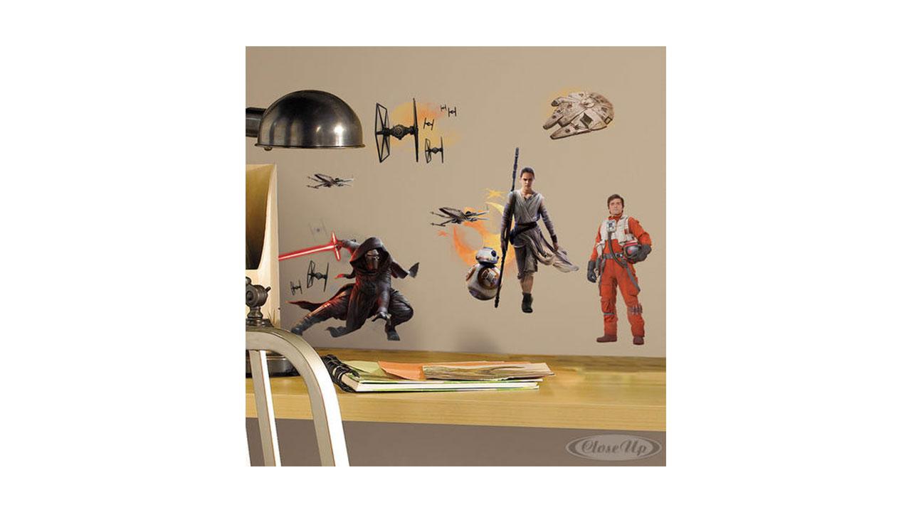 Stickers muraux Star Wars lot de 15