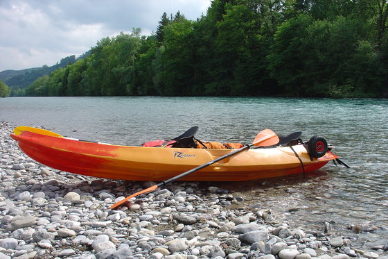 Kajak Tour für 5 Personen - entlang der Aareschlaufen  