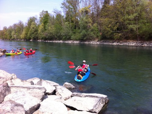 Kajak Tour für 5 Personen - entlang der Aareschlaufen 3 