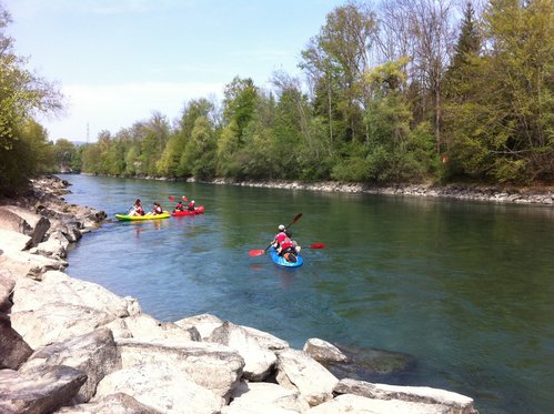 Kajak Tour rund um Bern - Wasser Erlebnis für 5 Personen 6 