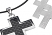 Pendentif en acier inoxydable - Dark Cross 1