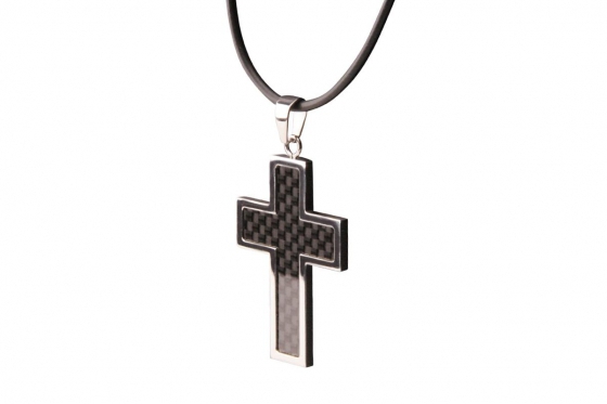 Anhänger Dark Cross - aus Edelstahl 2 