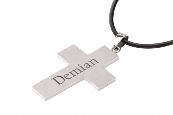 Anhänger Dark Cross - aus Edelstahl 4 