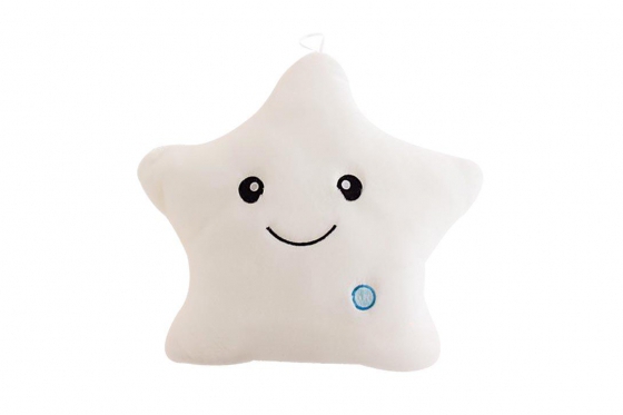 Coussin étoile - blanc  