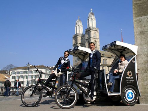 90 Minuten Rikscha Spass - Rikscha Fahrt durch Zürich 3 