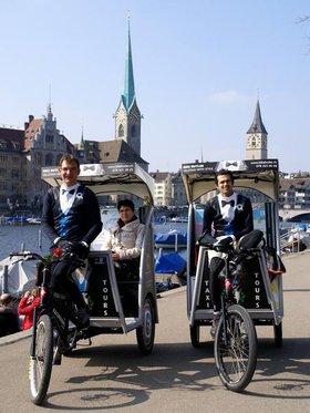 90 Minuten Rikscha Spass - Rikscha Fahrt durch Zürich 4 