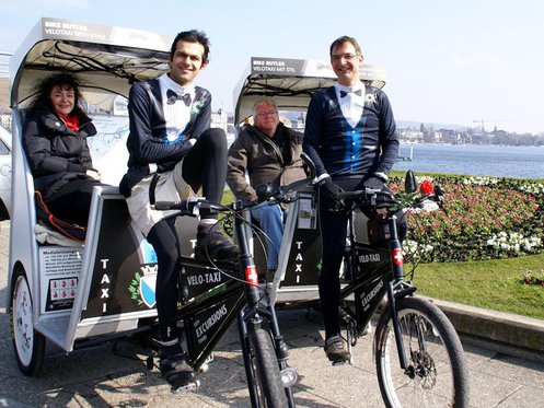 90 Minuten Rikscha Spass - Rikscha Fahrt durch Zürich 5 