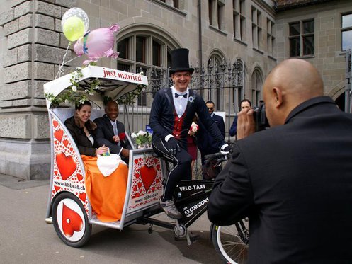 90 Minuten Rikscha Spass - Rikscha Fahrt durch Zürich 6 