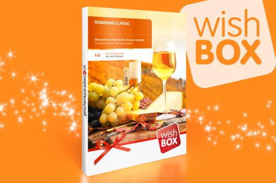 Romandie Classic - Wishbox - 1 Box - über 25 Erlebnisse  