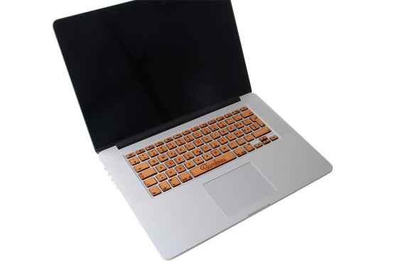 MacBook Tastatur Skin - Kirschholz  