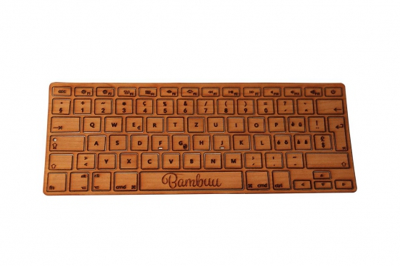 MacBook Tastatur Skin - Kirschholz 2 