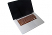 MacBook Tastatur Skin - Walnussholz 