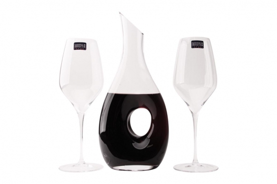 Set à vin - Carafe avec 2 verres  