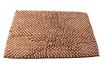 tapis marron et blanc - 40x60 cm 1