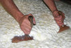 Repas typique à l'alpage - et fabrication du fromage 