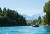 Flussfahrt im Rafting Boot - auf der Aare von Thun nach Bern 