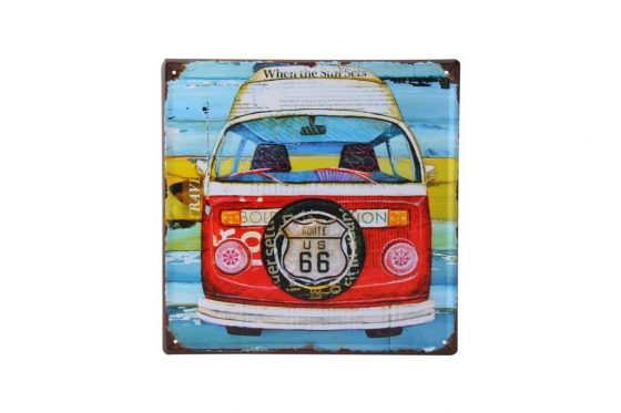 Route US 66 - Blechschild  