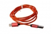 Câble de chargement pour iPhone  - 1m, rouge 